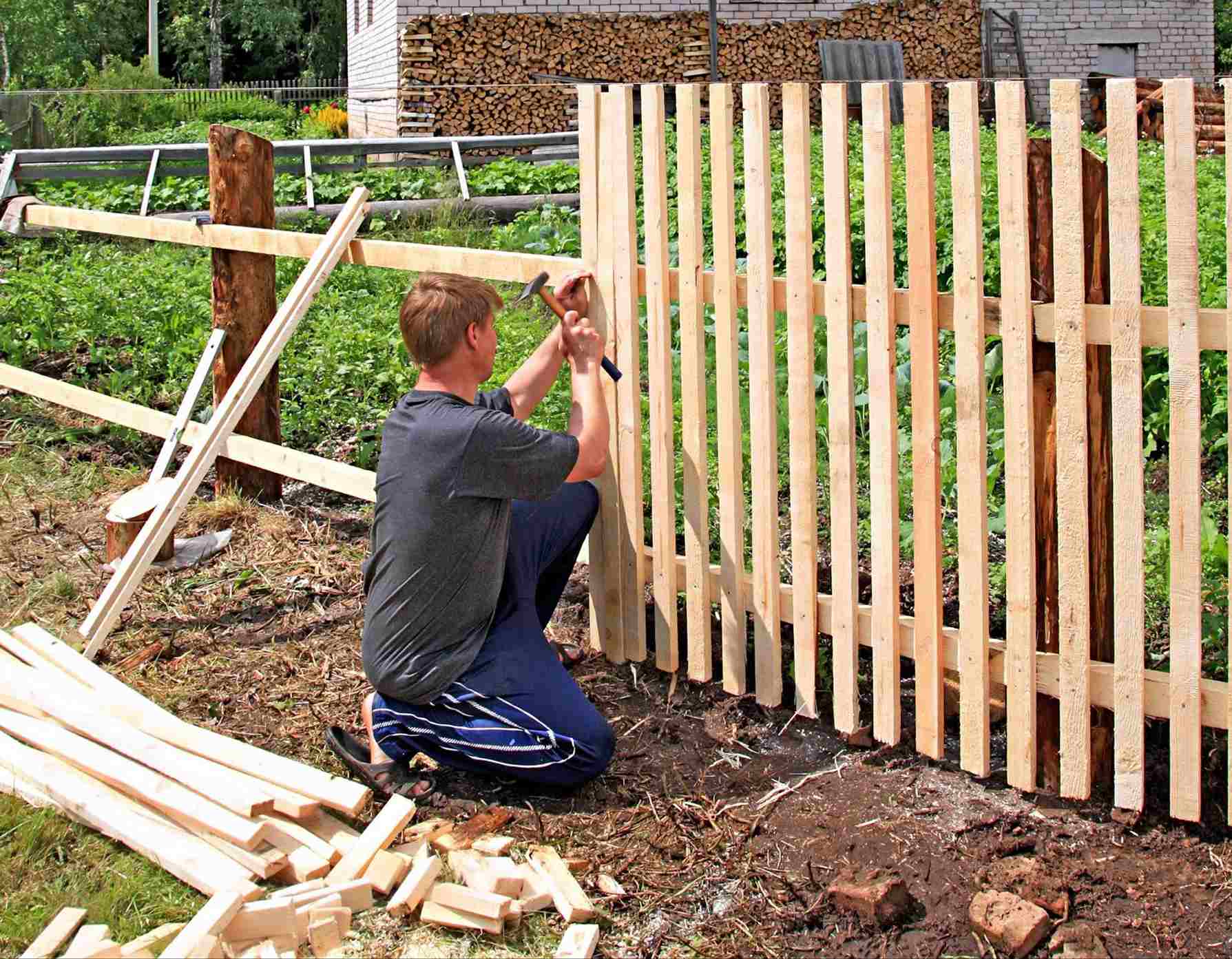 repair wooden fence