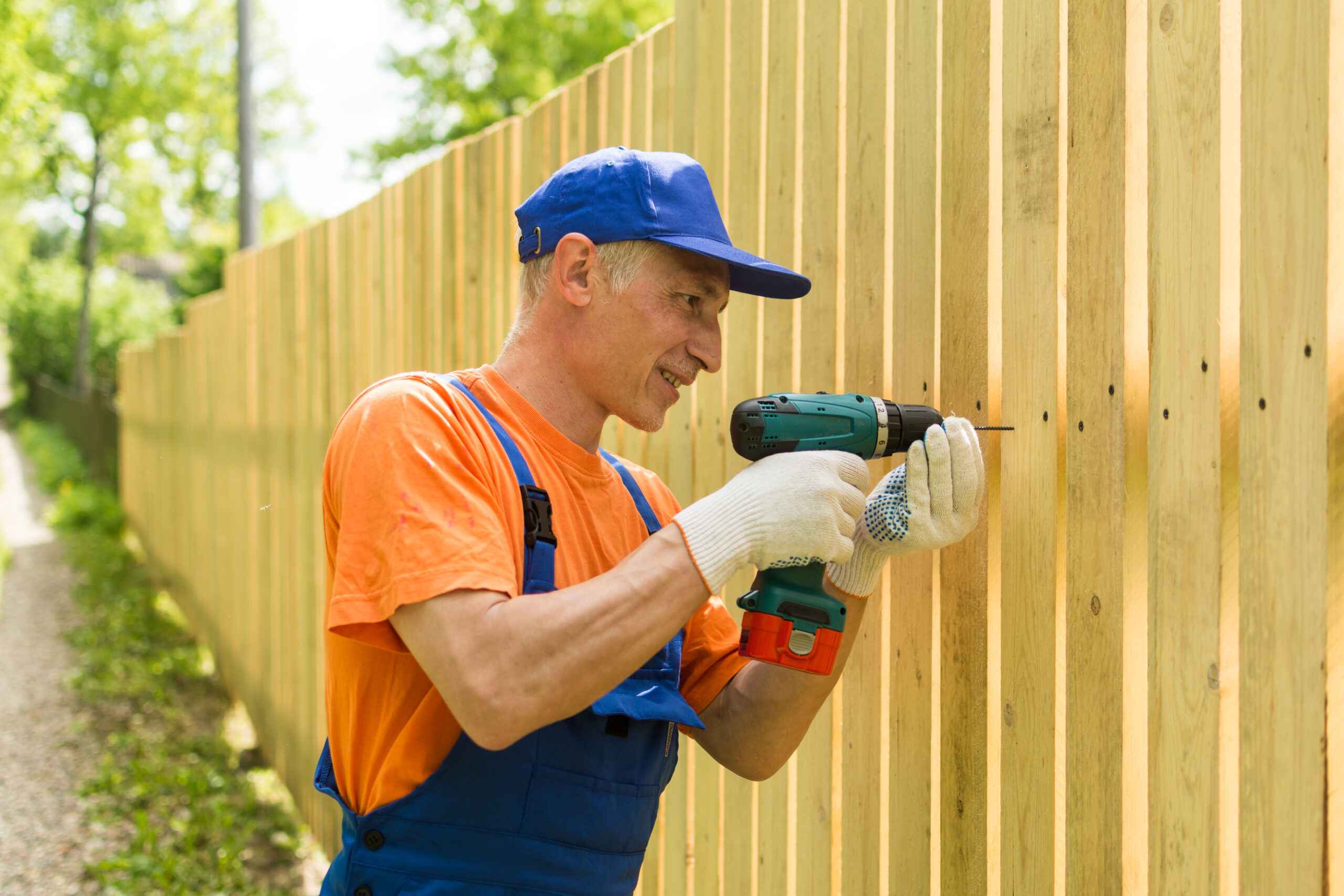 wooden fence