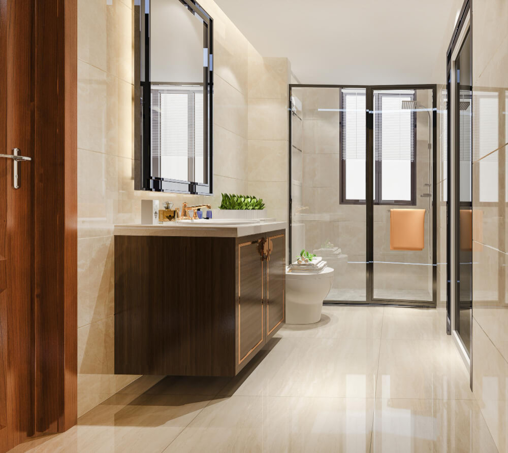 bathrooms