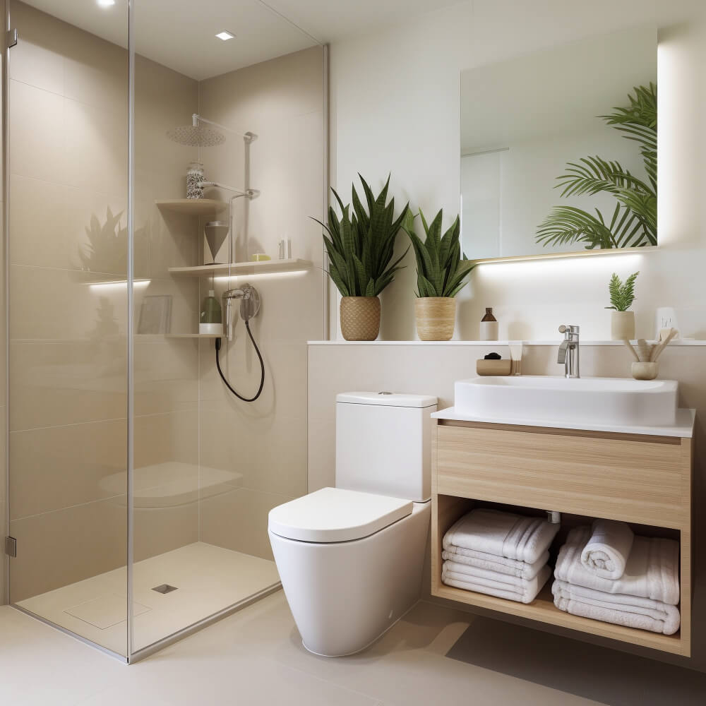 bathrooms