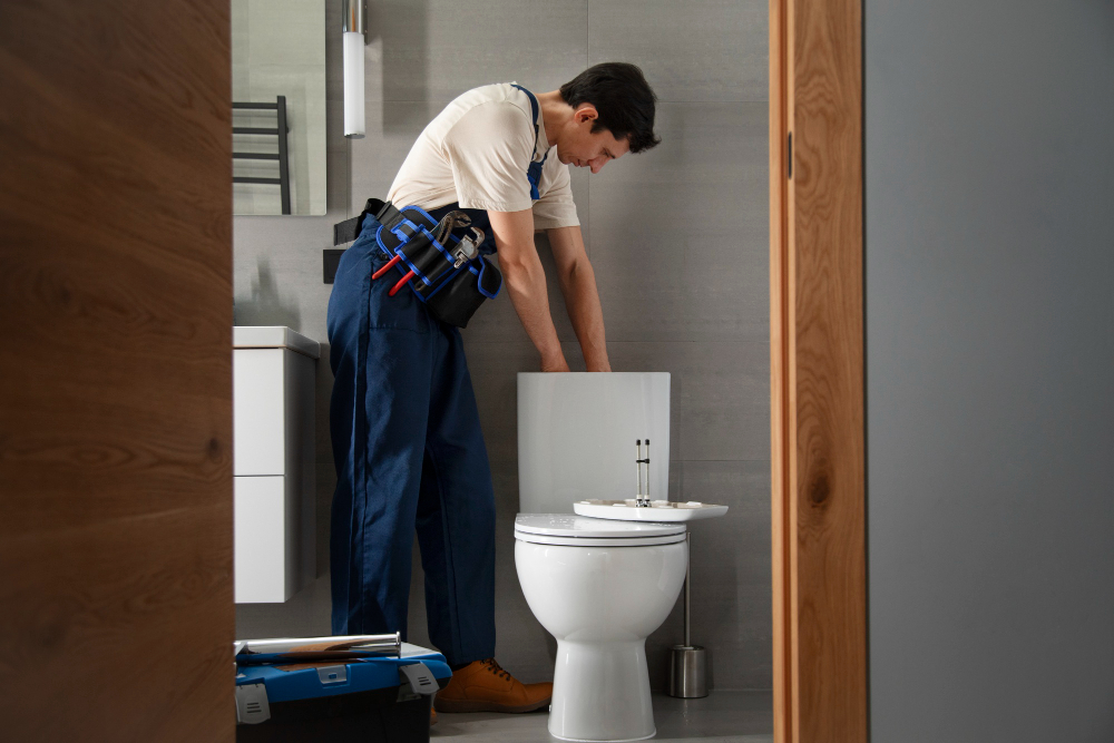 When the toilet
